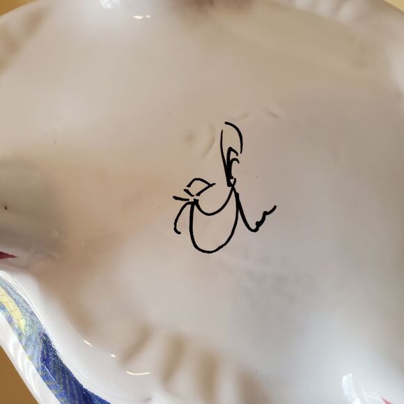 Antique Vintage Multi Floral Soup Pot Tureen Made in Italy - Picture 9 of 14